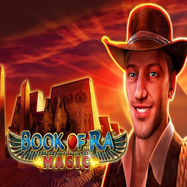 Book of Ra Magic logo by Greentube at Lucky Block Casino