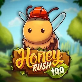 Honey Rush 100 logo – Slots by  at Lucky Block Casino