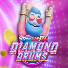Official Slots logo: Hyper Strike Diamond Drums by Gameburger Studios at Lucky Block Casino