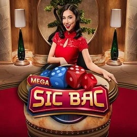 Official Live Casino logo: Mega Sic Bac by Pragmatic Play at Lucky Block Casino