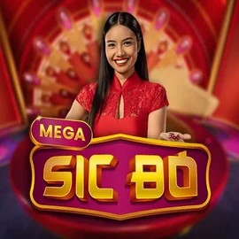 Official Live Casino logo: Mega Sic Bo by Pragmatic Play at Lucky Block Casino
